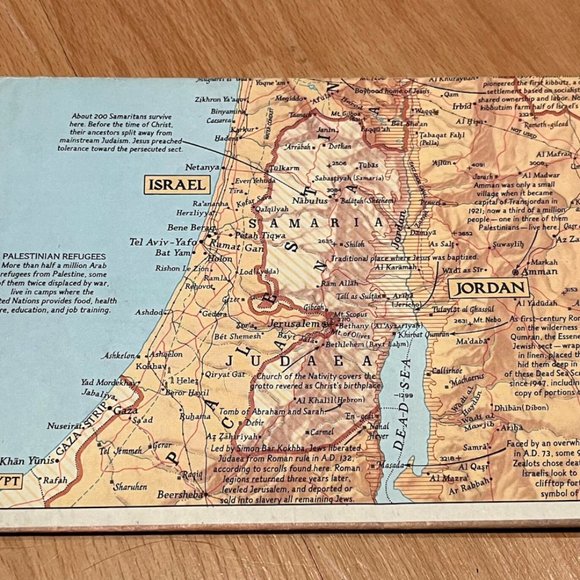 "Cultural map of the Middle East" - National geographic 1972 - Picture 4 of 4